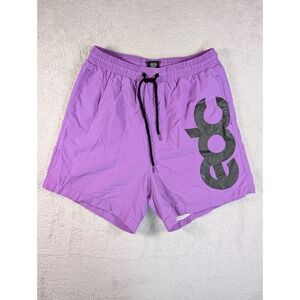 Insomniac Events Purple Festival Shorts Mens Medium EDC Graphic Mesh Lined Nylon